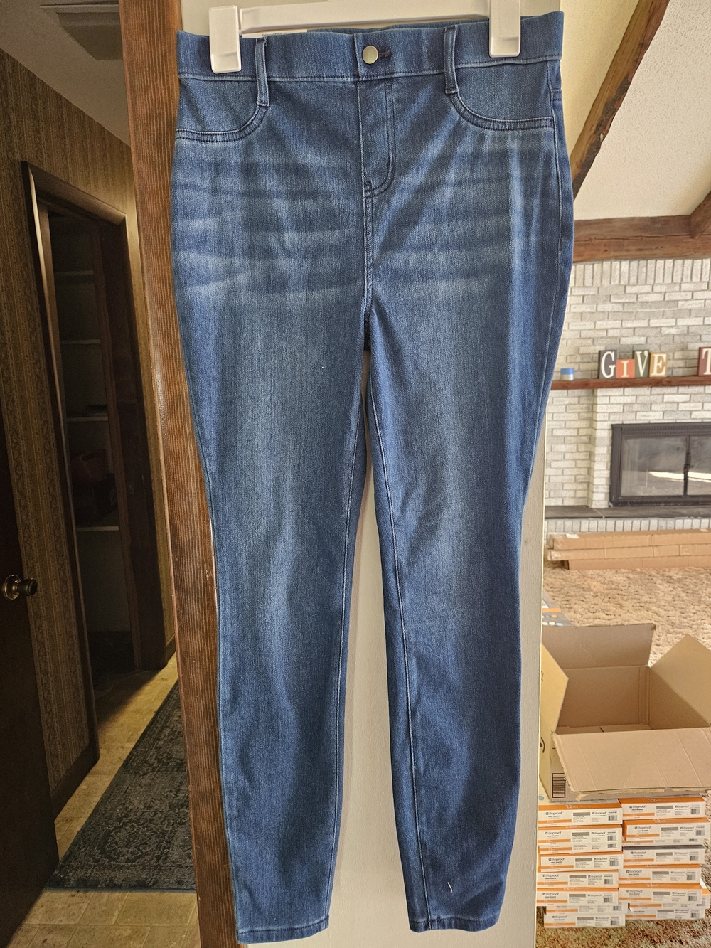 Time and Tru Women's Dark Blue Stretch Jeggings